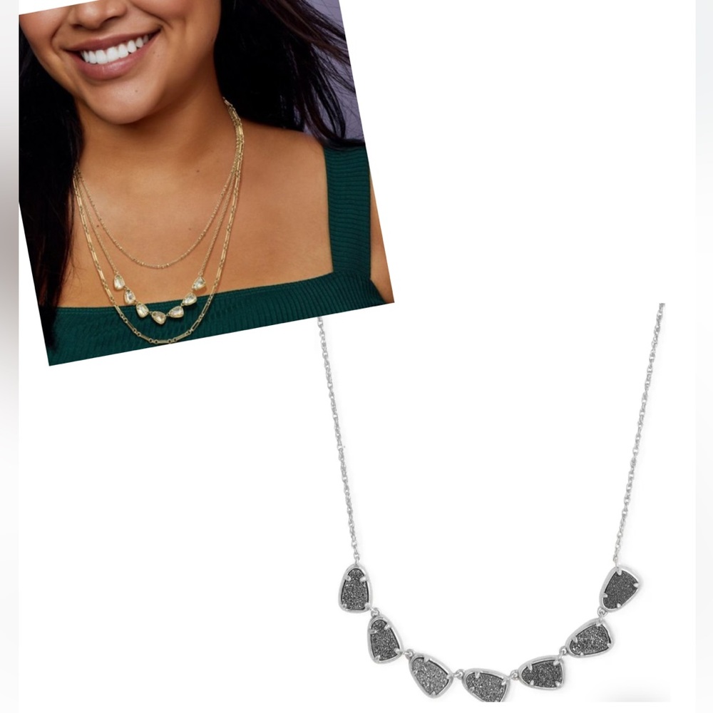 Kendra Scott “ Susanna Druzy Collar Necklace
KENDRA SCOTT” new with tag